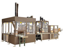 top loading case packer with combined functions max. 10 p/min | BantamPro ELSP Brenton Engineering