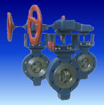 triple offset butterfly valve DN 50 - 800, max. 100 bar Tech-valves