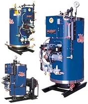 tubeless boiler 6 - 100 hp, 30 psi | 4VT Cyclone Hot Water Hurst Boiler