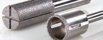 vacuum brazed diamond core drill P.B.S.&reg; abrasive technology