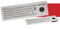 vandal proof stainless steel industrial keyboard with trackball J86-4400 series CHERRY