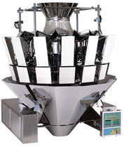 vibratory weighing filler for solids (food products) max. 6 500 g, 70 p/min American Packaging & Plant Equipment
