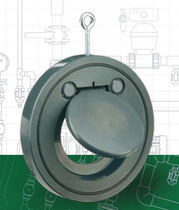 wafer check valve DN 40 - 300, max. 5 bar | CR-PVC series FIP - Formatura Iniezione Polimeri