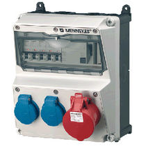 wall mount electric distribution box 16 A, 400 V, IP44 | AMAXX&reg; 920009  Mennekes