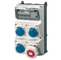 wall mount electric distribution box 32 A, 400 V, IP67 | AMAXX&reg; 930023 Mennekes