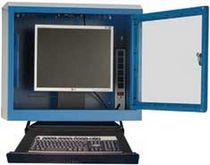 wall mounted computer cabinet 24" x 14" x 21" | R5MCA-2453 Rousseau Metal