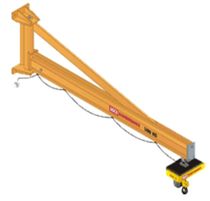 wall mounted slewing jib crane max. 2 000 kg KCI Konecranes International
