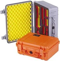 waterproof and crushproof case for electronic equipment with cubed foam  CP Cases
