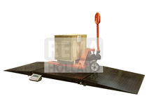 weighing platform with indicator max. 2 000 kg | WSM series REMA Hollande B.V.