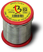 welding/brazing/soldering wire BROFIL Sn/Ag4 Broquetas
