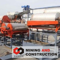 wet magnetic drum separator ZTLDST3G-10  Shanghai Zenith Mining and Construction Machinery