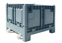 wheeled collapsible plastic pallet-box 1 200 x 1 000 x 847 mm | Cargo F IP-Group