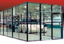 wire mesh workshop partition EZ Wire&reg; Wireway Husky