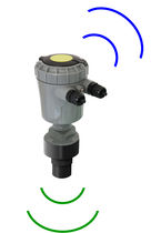 wireless ultrasonic level sensor max. 8 m, 8 - 30 VDC, IP68 | Gauger GSM Solid Applied Technologies Ltd.