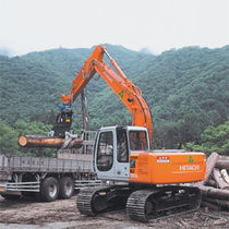 wood grab  HITACHI Construction Machinery