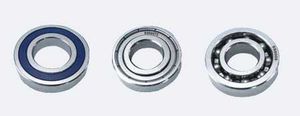ball bearing / radial / deep groove / stainless steel