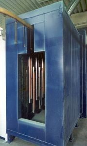 melting furnace / suspended load / infrared