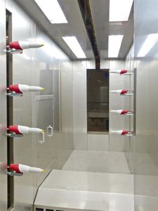 cyclone powder coating booth
