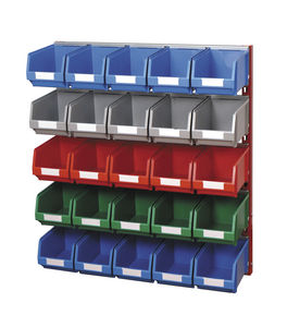 wall-mounted for storage bins stand