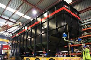 slatted separator / water