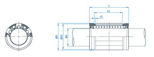 ball linear bearing / closed