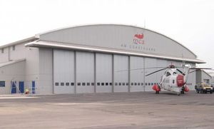 sliding door / steel / hangar / industrial