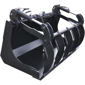 grapple bucket / for skid steer loaders