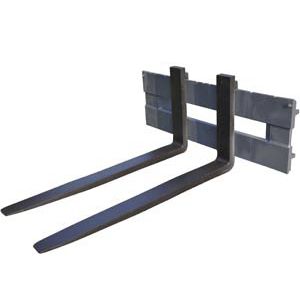 adjustable fork / telescopic / agricultural / for skid steer loaders
