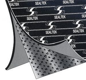 flat gasket sheet / thermal insulation / expanded graphite / for high-temperature applications