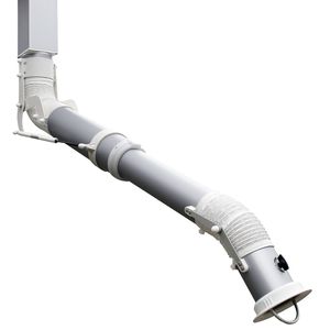 fixed extraction arm / flexible / telescopic / for welding fume extractors