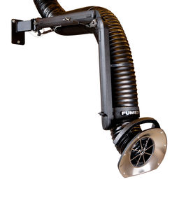 fixed extraction arm / flexible / dust / for gas