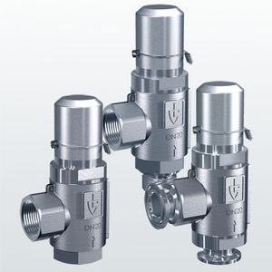 flow control valve / pressure-control / for steam / threaded