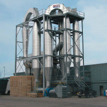 hot air dryer / continuous / vertical / flash