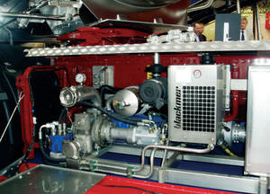 oil cooler / hydraulic motor