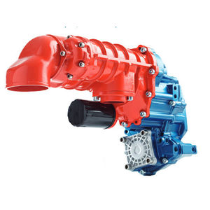 air compressor / stationary / diesel engine / screw