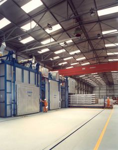 homogenizing furnace / chamber / gas-fired / for billets