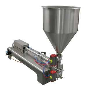 filling machine for the cosmetics industry / for liquids / for food products / cheese