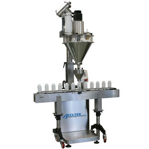 multi-container filling machine / for powders / for granulates / dry bulk material