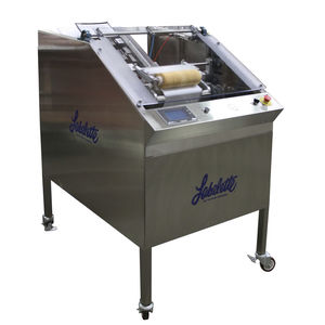 semi-automatic labeler / for self-adhesive labels / hot-melt glue