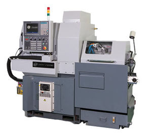 CNC Swiss lathe / double-spindle / drilling / tapping