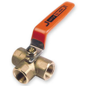 ball valve / lever / control / for water