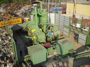 double-shaft shredder / metal