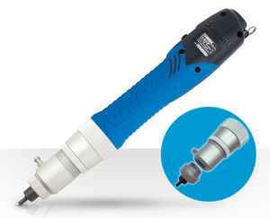 cordless electric screwdriver / straight / clutch-type / with vacuum pickup
