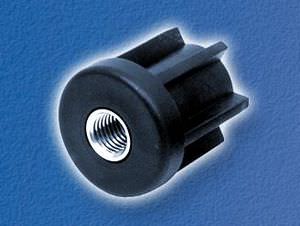 threaded insert / brass / round / for machines
