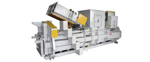 horizontal baling press / channel / for cardboard boxes / for paper