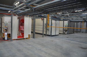 curing oven / powder coating / truck-in / electric