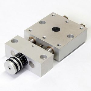 linear positioning stage / manual / single-axis