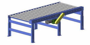 roller conveyor / for drums / for containers / for pallets