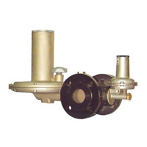 gas pressure regulator / single-stage / spring / high-precision