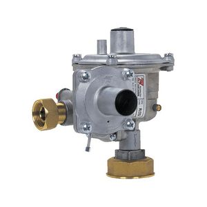 direct-operated pressure regulator / gas / two-stage / spring